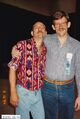 With Michael Flynn (L) at National Advanced & Challenge Convention, Virginia Beach VA, 1994