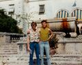 Roger Perry and Dennis Ficken at Vizcaya, Miami, Florida, 1983