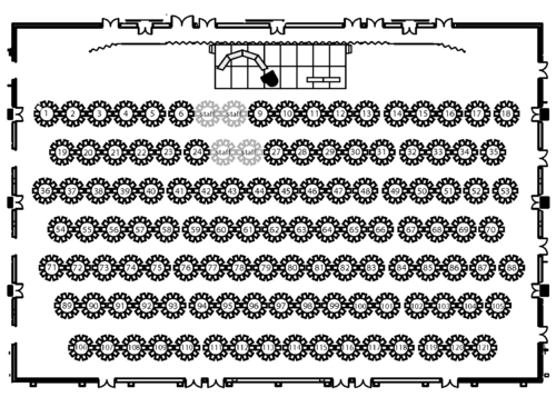 Sample seating chart