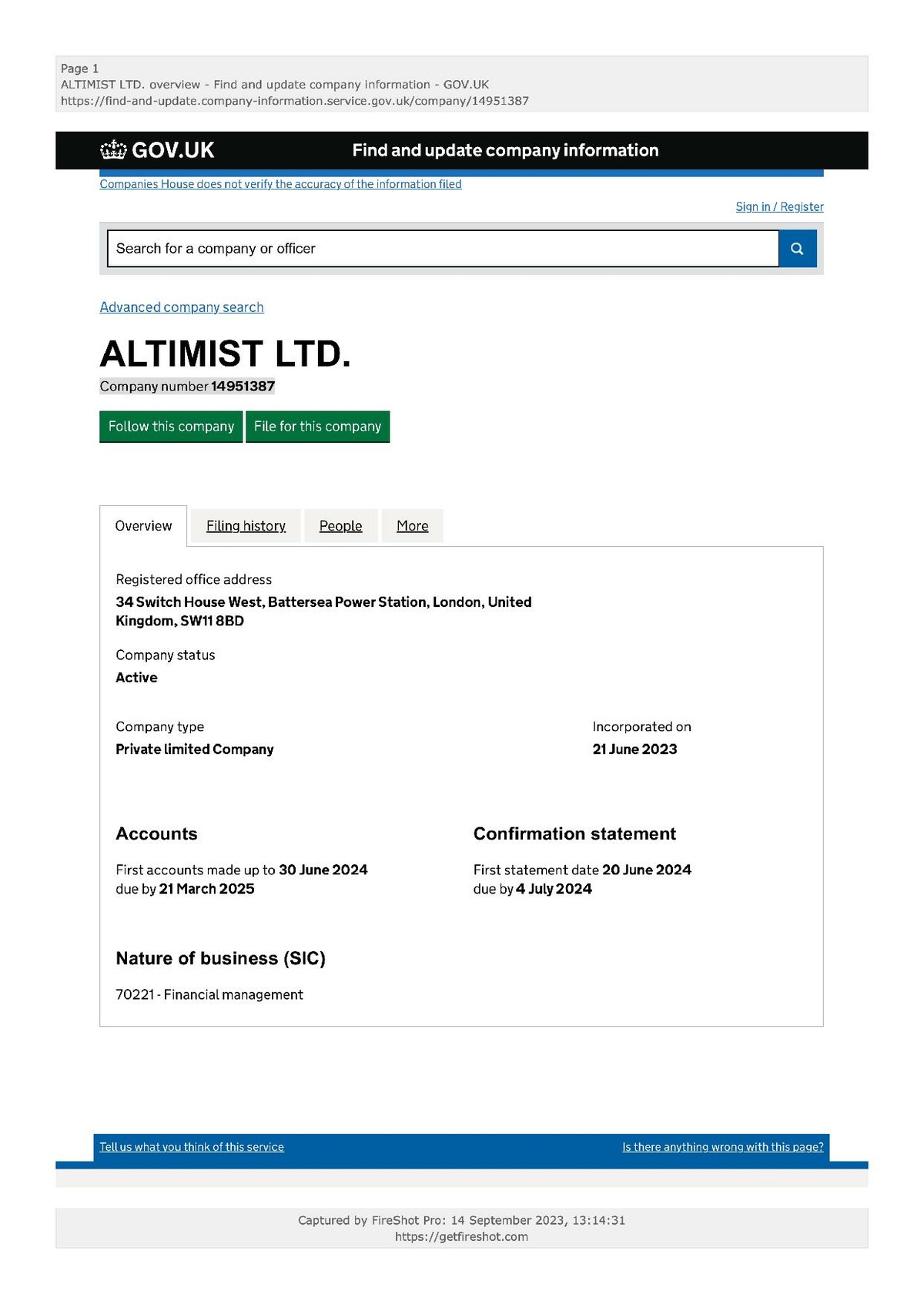 File:ALTIMIST LTD. overview GOV.UK.pdf - Internet Computer Wiki