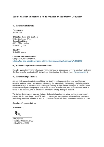 File:Altimist Ltd IC Node Provider Self-Declaration 14.09.2023.pdf