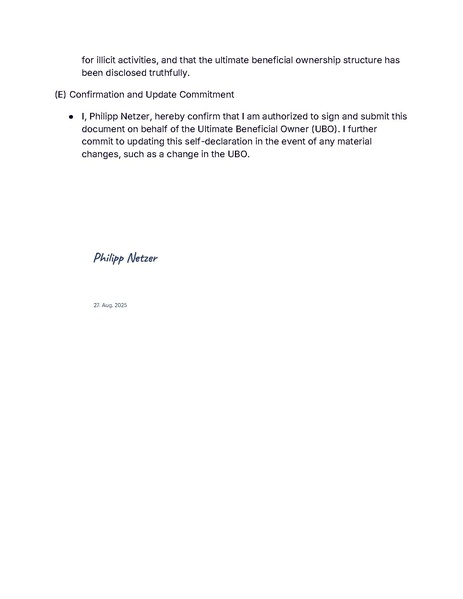 File:Avalution AG Identity and Compliance Declarations 20250827 signed.pdf