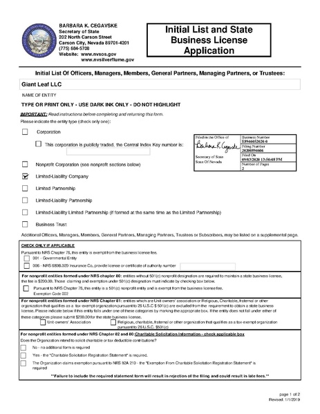 File:Giant Leaf LLC Filing State of Nevada.pdf