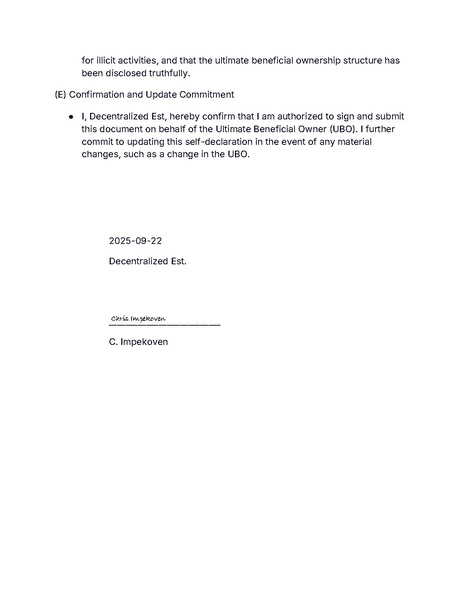 File:Identity and Compliance Declarations Decentralized Est Signed.pdf