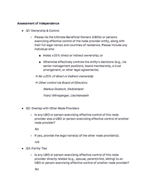 Independence Assessment LTIN signed