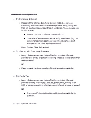 SDL Assessment of Independence signed