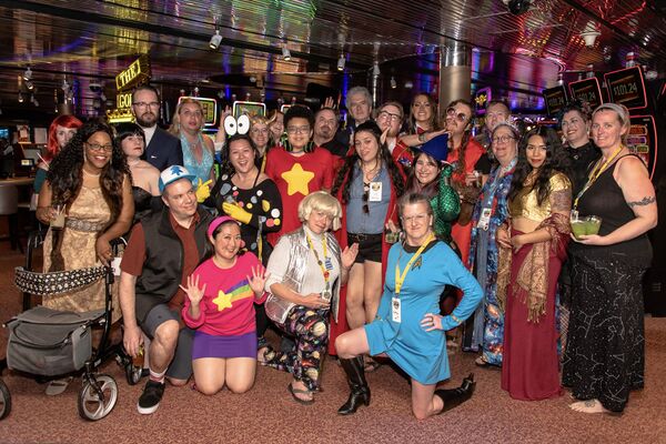 A costume meetup from JoCo Cruise