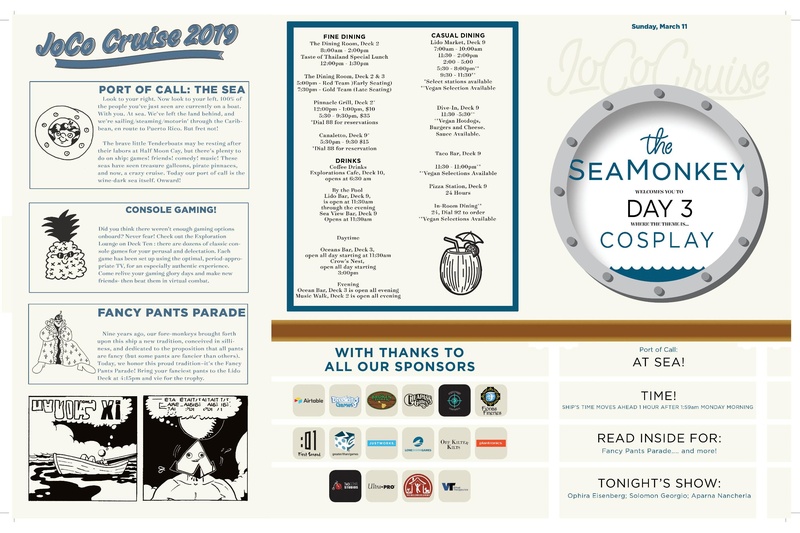 File:JoCo Cruise 2019 - Day 3 - Daily Newsletter.pdf