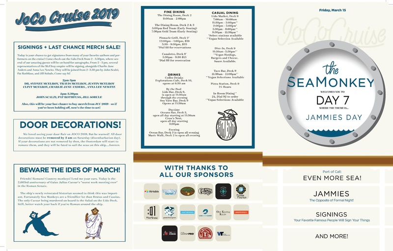 File:JoCo Cruise 2019 - Day 7 - Daily Newsletter.pdf