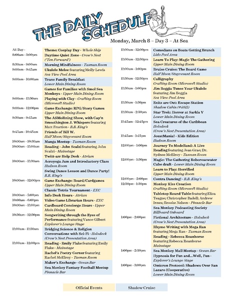 File:JoCo Cruise 2020 - Day 3 - Daily Schedule Flyer.pdf