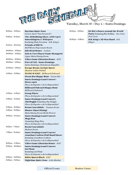 File:JoCo Cruise 2020 - Day 4 - Daily Schedule Flyer.pdf