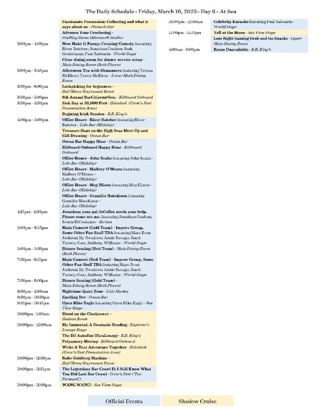 File:JoCo Cruise 2023 - Day 6 - Daily Schedule Flyer.pdf