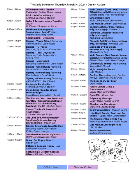 File:JoCo Cruise 2024 - Day 6 - Daily Schedule Flyer.pdf