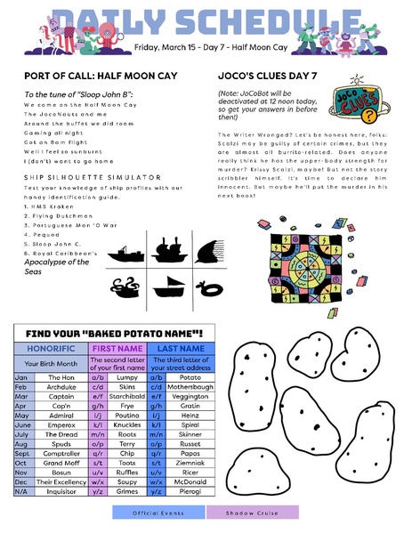 File:JoCo Cruise 2024 - Day 7 - Daily Schedule Flyer.pdf