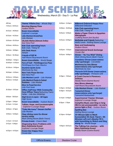 File:JoCo Cruise 2026 - Day 5 - Daily Schedule Flyer.pdf