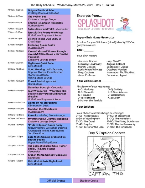 File:JoCo Cruise 2026 - Day 5 - Daily Schedule Flyer.pdf