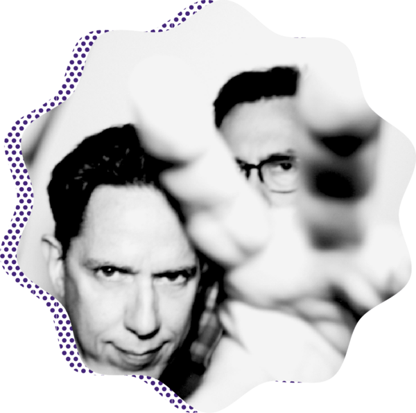 photo of John Flansburgh & John Linnell of They Might Be Giants
