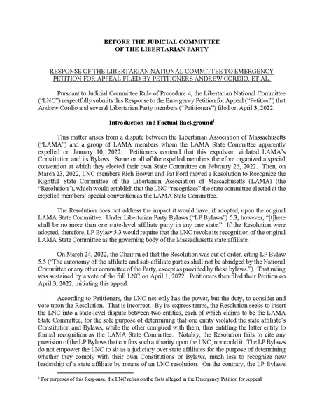 File:2022 04 22 LNC file - Response to appeal.pdf
