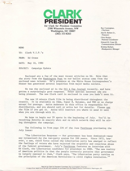 File:CAMPAIGNS Clark for President 1980-05-10 Campaign Update.pdf