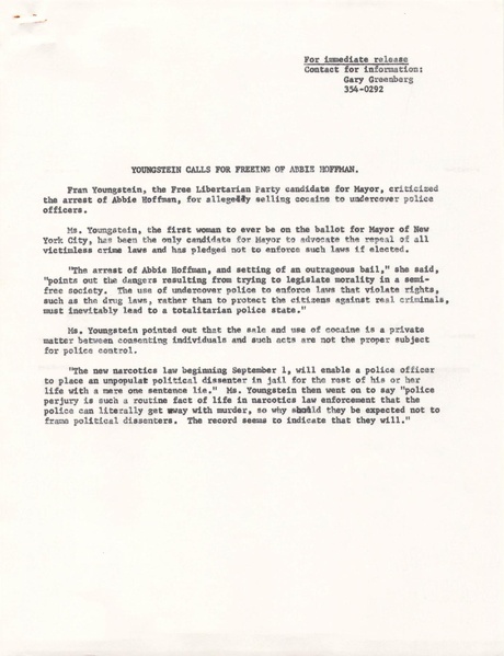 File:LPNY CAMPAIGNS Youngstein for Mayor 1973 Press Release Abbie Hoffman.pdf