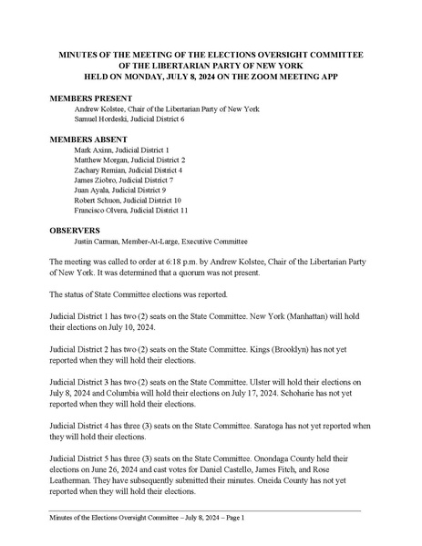 File:LPNY COMMITTEES Elections Oversight 2024-07-08 Minutes APPROVED 2024-07-29.pdf
