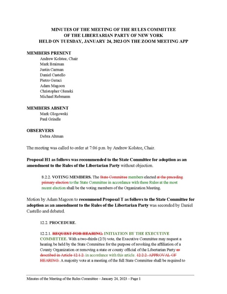 File:LPNY COMMITTEES Rules 2023-01-24 Minutes APPROVED 2024-01-09.pdf