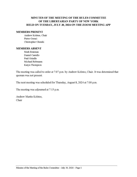 File:LPNY COMMITTEES Rules 2024-07-30 Minutes APPROVED 2024-08-08.pdf