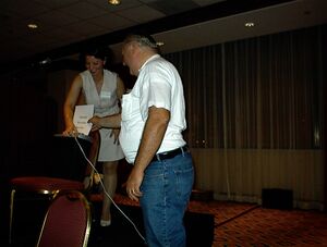 Lockhart Shreds IRS Official Conference 2003 San Antonio.JPG