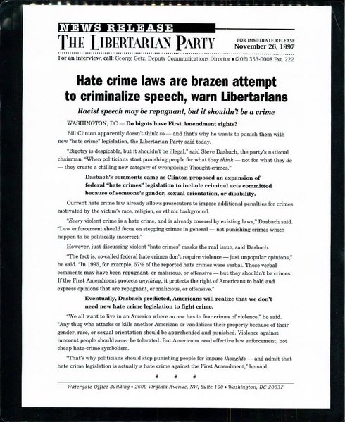 File:P-Release 1997-11-26 Hate-crime-laws-attempt-to-criminalize-speech.pdf