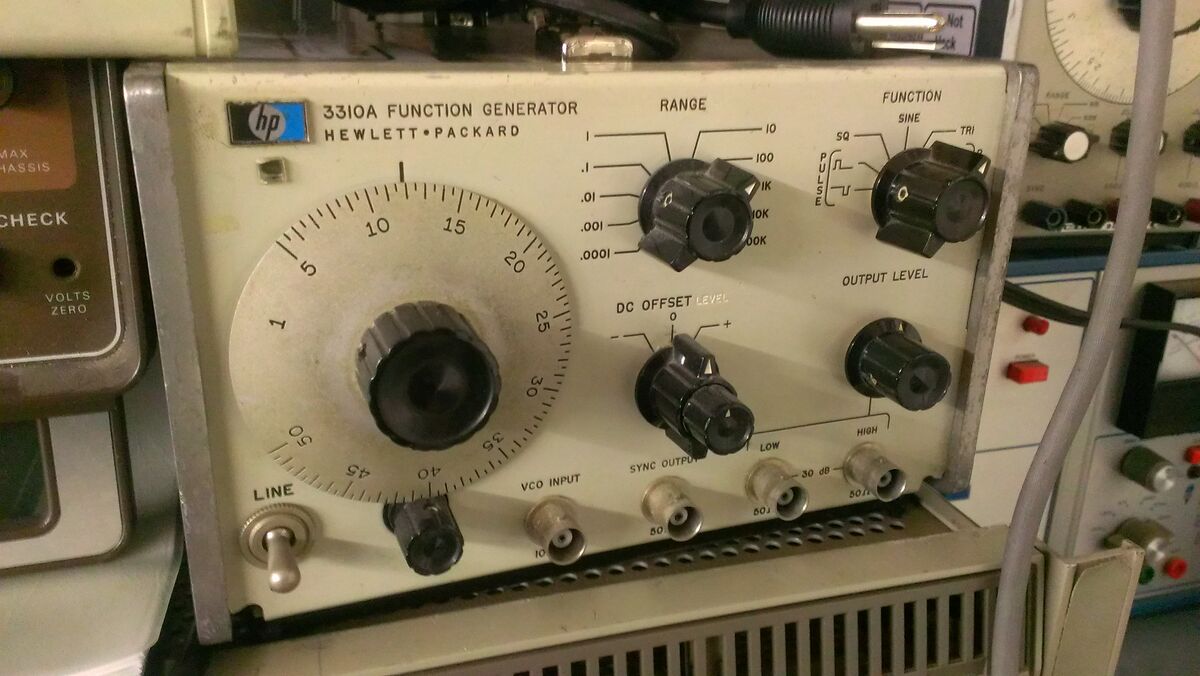 HP 3310A Function Generator Pumping Station One