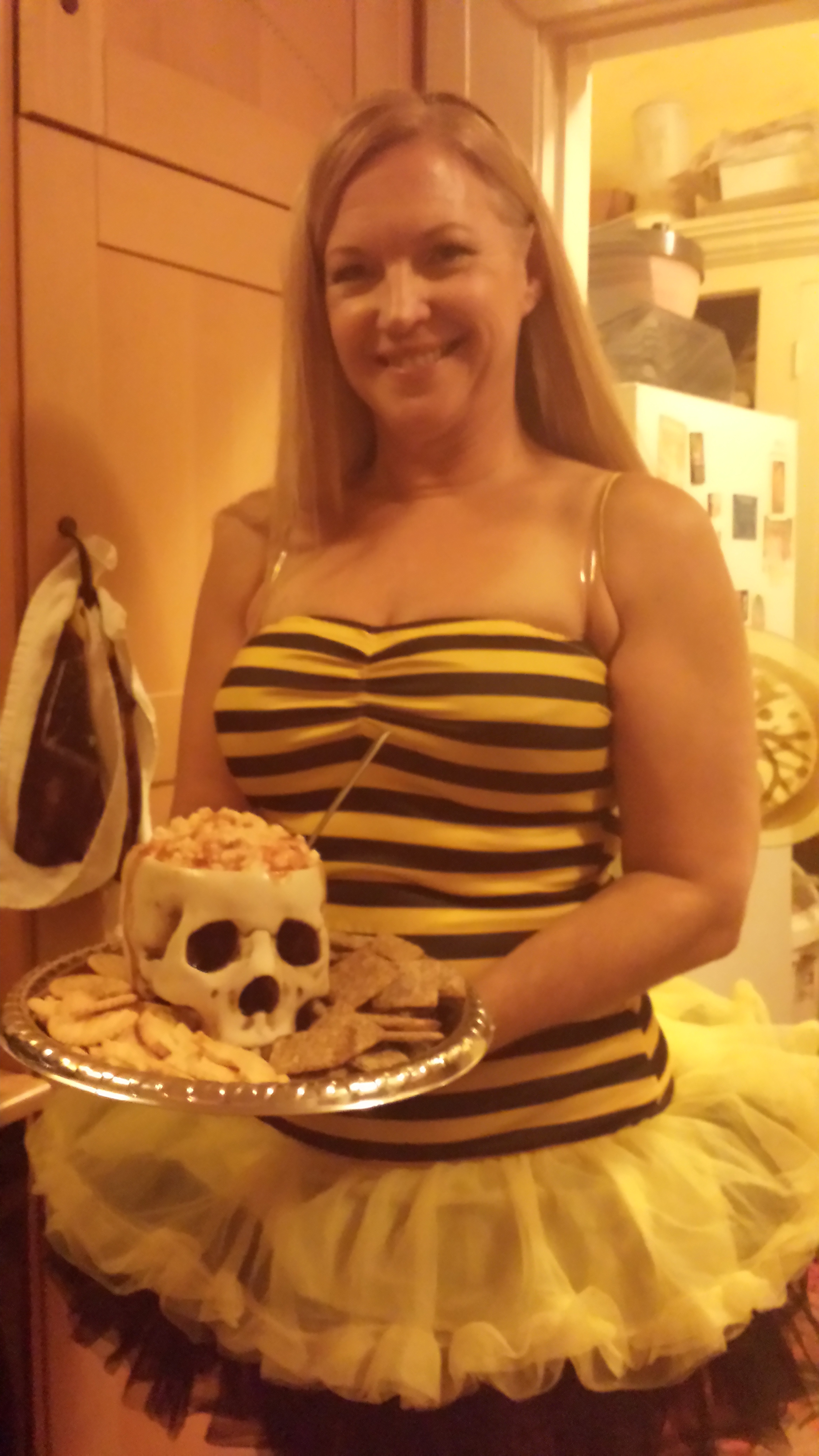 karen with skull dish.jpg