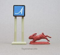 Auburn Rubber Rabbit Jumping