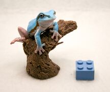 Bandai Living Creatures Tree frog and Amazon Milk frog Tree frog (blue)