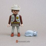 Playmobil Cat Sleeping Grey