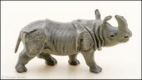 Preiser elastolin 29501 Indian rhinoceros bull