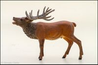 Preiser elastolin 47701 Red deer stag belling