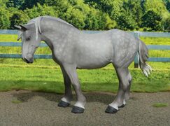 CollectA 80029 Percheron Mare - Dappled Grey