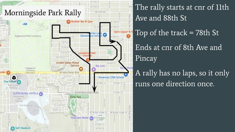 The Morningside Rally will take in most of the northwestern part of the neighborhood.