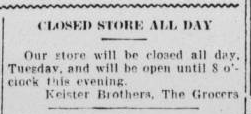 Keister Bros., The Grocers WR19170604p6.png