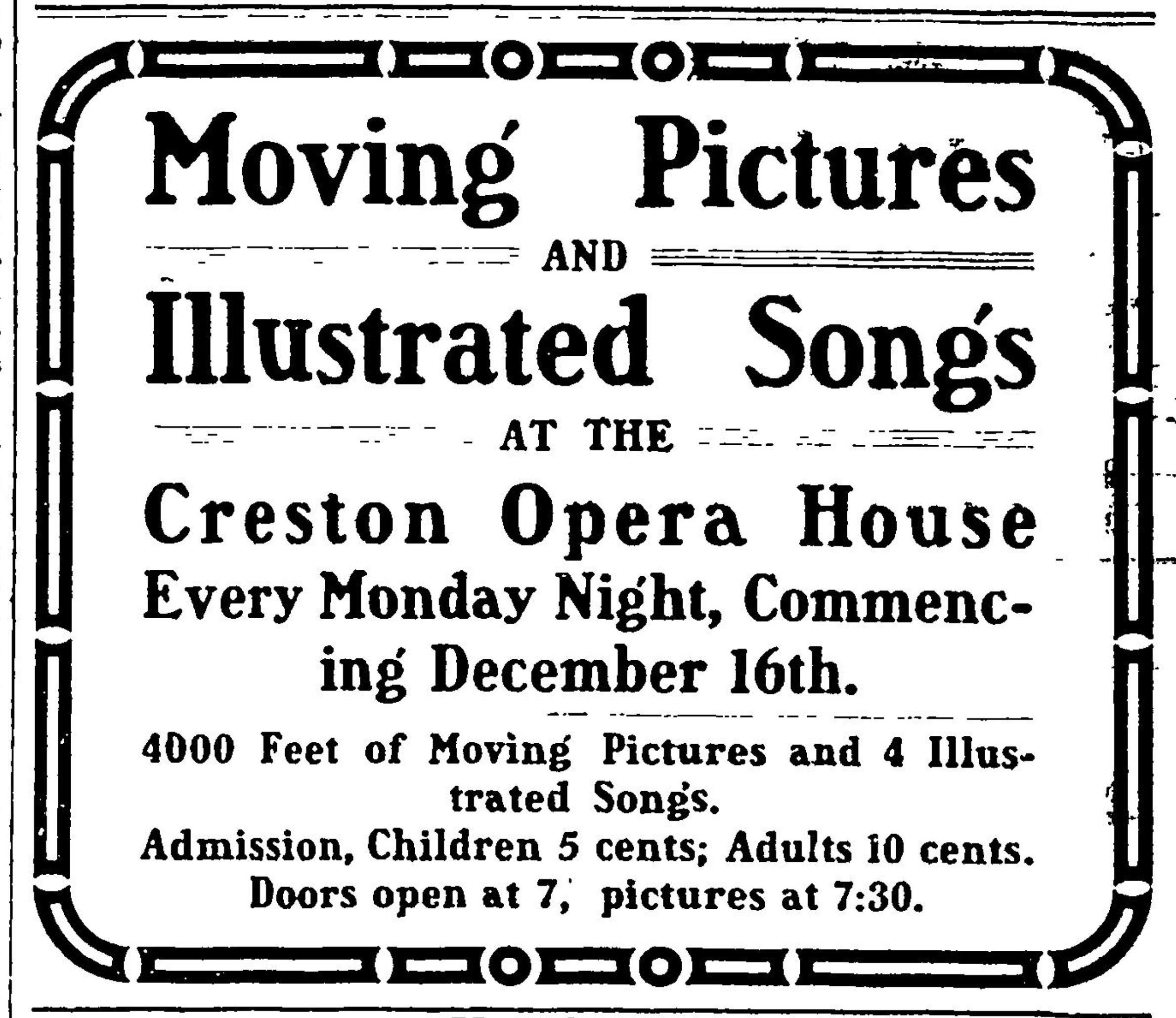 Creston Opera House Media Gallery Wayne County, Ohio Online Resource