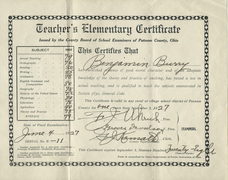 File:1927-June 4 Teacher cert.jpg