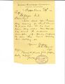 Adams Express Co. Letterhead, 1890. Parker Collection. [1]