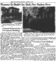 "Wooster to Build City Hall, Fire Station Here," Daily Record, 3 October 1960