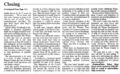 "Sixty jobs go with plant," Daily Record, 5 March 2002, p.A1
