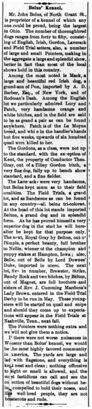 Report on Bolus's Kennel, from Wooster Weekly Republican, 1878-FEB-07 p.3