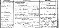 Marriage record for Edwin N. Boor, 1892
