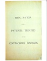 Patients Treated for Contagious Diseases 1893-1894