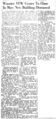 "Wooster VFW Center To Close In May; New Building Discussed," Daily Record, 12 February 1965, p.16.