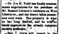 Dr. Todd buys the house known as Christmas Knoll in 1878. Wooster Weekly Republican, 1878-MAY-09, p.3.