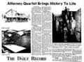 "Attorney-Quartet Brings History to Life," Daily Record, Dec. 7, 1976, p.15.